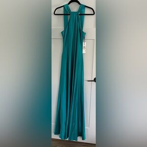 Elegant Teal Maxi Dress